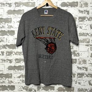 Vintage Kent State Basketball Shirt 80's Russell Athletic Size Medium